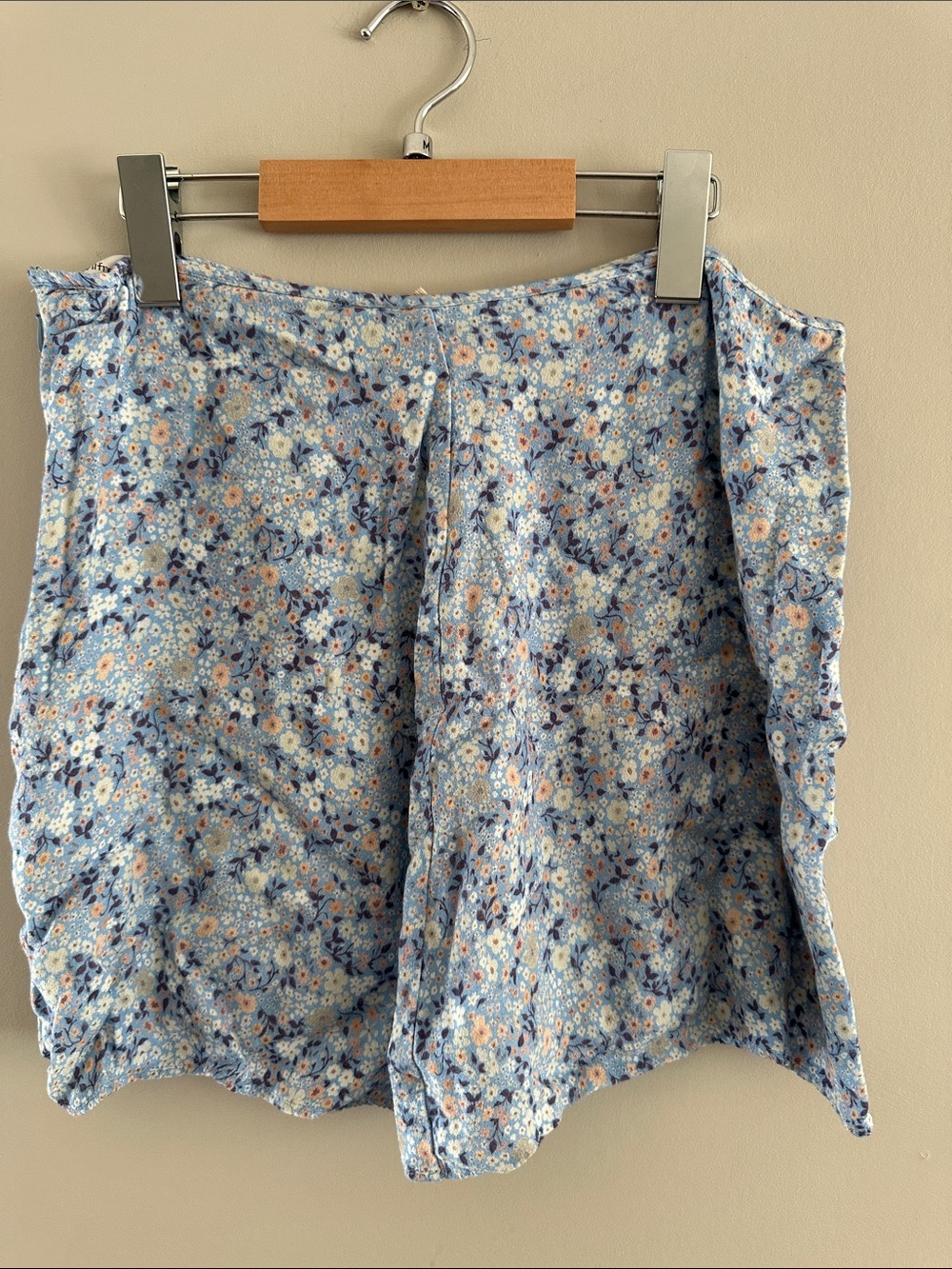 Wilfred Blue Floral Mini Skirt